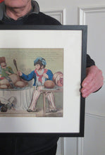 Load image into Gallery viewer, Antique GEORGIAN Satirical Print: Turkey in Danger or Mirror of 1806.
