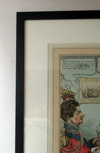 Load image into Gallery viewer, Antique GEORGIAN Satirical Print: The Allied Gourmands Taking a Luncheon; or the Turkey in Danger (1828)

