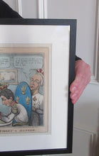 Load image into Gallery viewer, Antique GEORGIAN Satirical Print: The Allied Gourmands Taking a Luncheon; or the Turkey in Danger (1828)
