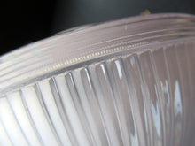 Load image into Gallery viewer, 1920s GENUINE Glass Holophane Hanging Lamp Shade - complete with all original brass fittings
