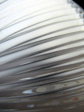 Load image into Gallery viewer, 1920s GENUINE Glass Holophane Hanging Lamp Shade - complete with all original brass fittings

