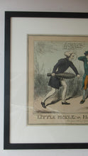 Load image into Gallery viewer, Antique GEORGIAN Satirical Print: Little Pickle; or, How to Decline a Greek Article (1830)

