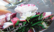 Load image into Gallery viewer, Rare RICK AYOTTE Limited Edition 1995 Cushion Cut Paperweight: Floral / Roses. LARGE SIZE 
