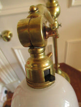 Load image into Gallery viewer, Antique Brass GEC Desk Lamp Pump Lamp Rewired
