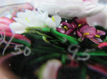 Load image into Gallery viewer, Rare RICK AYOTTE Limited Edition 1995 Cushion Cut Paperweight: Floral / Roses. LARGE SIZE 
