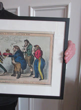 Load image into Gallery viewer, William Heath ORIGINAL Georgian Satirical Print entitled: Who&#39;ll Have a Crown - Now&#39;s Your Time. Published 1830
