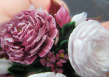 Load image into Gallery viewer, Rare RICK AYOTTE Limited Edition 1995 Cushion Cut Paperweight: Floral / Roses. LARGE SIZE 
