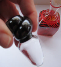 Load image into Gallery viewer, Vintage NORWEGIAN Plus Art Glass Bottle Vase

