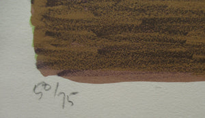 Edwin La Dell (1914 - 1970). 1960s Limited Edition Colour Lithograph: FETTES COLLEGE, EDINBURGH. Signed in pencil
