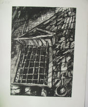 Load image into Gallery viewer, 1980s Jo Ganter Etching Inspired by Piranesi Pencil Signed
