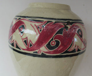 Antique Scottish Studio Pottery Stoneware Vase SIGNED