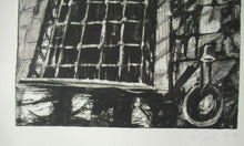 Load image into Gallery viewer, 1980s Jo Ganter Etching Inspired by Piranesi Pencil Signed
