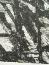Load image into Gallery viewer, 1980s Jo Ganter Etching Inspired by Piranesi Pencil Signed
