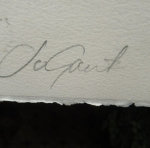 1980s Jo Ganter Etching Inspired by Piranesi Pencil Signed