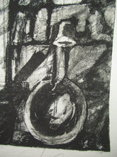 Load image into Gallery viewer, 1980s Jo Ganter Etching Inspired by Piranesi Pencil Signed
