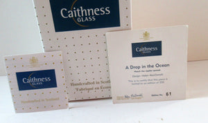 Limitied Edition Paperweight Drop in the Ocean 2009 by Helen Macdonald