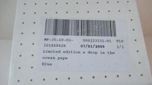 Limitied Edition Paperweight Drop in the Ocean 2009 by Helen Macdonald