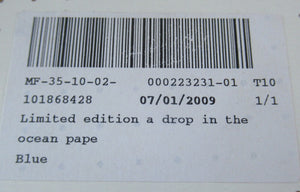 Limitied Edition Paperweight Drop in the Ocean 2009 by Helen Macdonald