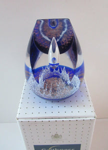 Golden Jubiliee Royal Reflections Caithness Glass Paperweight by Colin Terris