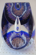 Load image into Gallery viewer, Golden Jubiliee Royal Reflections Caithness Glass Paperweight by Colin Terris
