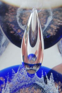 Golden Jubiliee Royal Reflections Caithness Glass Paperweight by Colin Terris