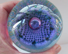 Load image into Gallery viewer, Vintage Scottish Caithness Glass Paperweight Flower of Scotland by Alastair Macintosh
