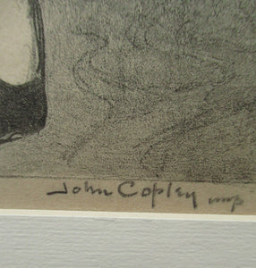 JOHN COPLEY (1875 - 1950) The Sick King. Original Lithograph (1914)