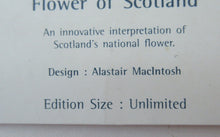 Load image into Gallery viewer, Vintage Scottish Caithness Glass Paperweight Flower of Scotland by Alastair Macintosh
