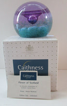 Load image into Gallery viewer, Vintage Scottish Caithness Glass Paperweight Flower of Scotland by Alastair Macintosh
