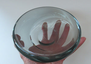 Danish Holmegaard Bowl by Per Lutken Signed and Dated 1960