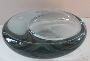 Danish Holmegaard Bowl by Per Lutken Signed and Dated 1960