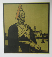 Load image into Gallery viewer, William NIcholson House Guards Cavalry Officer Antique Lithograph

