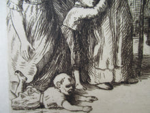 Load image into Gallery viewer, SCOTTISH ART. Rare Etching by Robert Bryden (1865 - 1939). Illustration to Burns &quot;The Deil&#39;s Awa Wi&#39; The Exciseman&quot; (1895)
