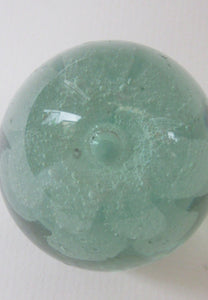 Victorian Paperweight Glass Dump with Plant Pot Inclusion