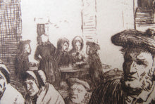 Load image into Gallery viewer, Scottish Etching Robert Bryden. Robert Burns Illustration: The Holy Fair 1890s
