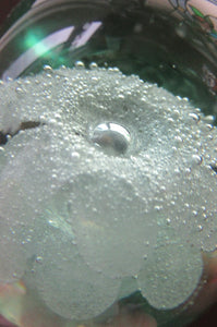 Victorian Paperweight Glass Dump with Plant Pot Inclusion