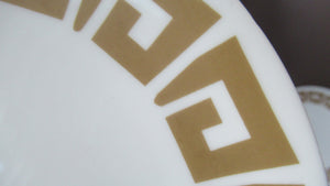 1970s Susie Cooper Wedgwood Old Gold Keystone Side Plates 