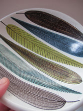 Load image into Gallery viewer, Vintage 1950s Swedish Stig Lindberg Leaf Pattern Dish Oval Shape
