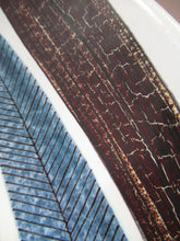 Load image into Gallery viewer, Vintage 1950s Swedish Stig Lindberg Leaf Pattern Dish Oval Shape
