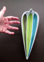 Load image into Gallery viewer, Vintage 1950s Swedish Stig Lindberg Leaf Pattern Dish
