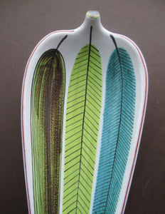 Vintage 1950s Swedish Stig Lindberg Leaf Pattern Dish