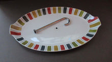 Load image into Gallery viewer, 1960s Original Jessie Tait Mexicana Midwinter Sandwich Plate with Handle
