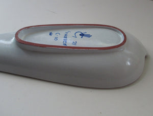 Vintage 1950s Swedish Stig Lindberg Leaf Pattern Dish