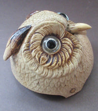 Load image into Gallery viewer, 1900s Antique Edwardian Celluloid Owl Table Bell Desk Top Bell 
