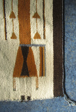 Load image into Gallery viewer, Vintage North American Folk Art Textile. Mid Century Navojo Yei Rug or Wall Hanging
