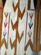 Load image into Gallery viewer, Vintage North American Folk Art Textile. Mid Century Navojo Yei Rug or Wall Hanging
