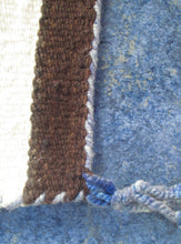 Load image into Gallery viewer, Vintage North American Folk Art Textile. Mid Century Navojo Yei Rug or Wall Hanging
