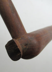 Vintage Wooden Zule Wooden Pedi Pipe Xhosa Tribe South Africa