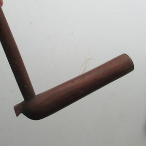 Vintage Wooden Zule Wooden Pedi Pipe Xhosa Tribe South Africa