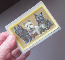 Load image into Gallery viewer, 1930s Art Deco Playing Cards with Terriers on the Back of Each
